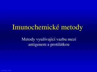 imunochemick metody