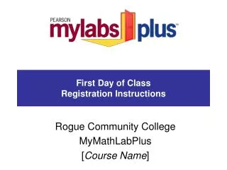 first day of class registration instructions