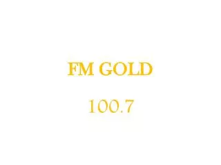 FM GOLD