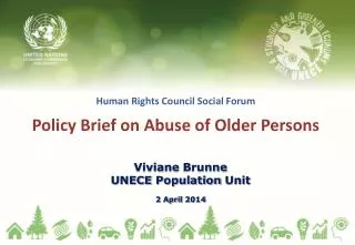 Human Rights Council Social Forum Policy Brief on Abuse of Older Persons