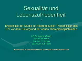 sexualit t und lebenszufriedenheit