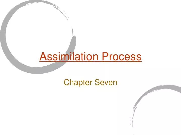 assimilation process