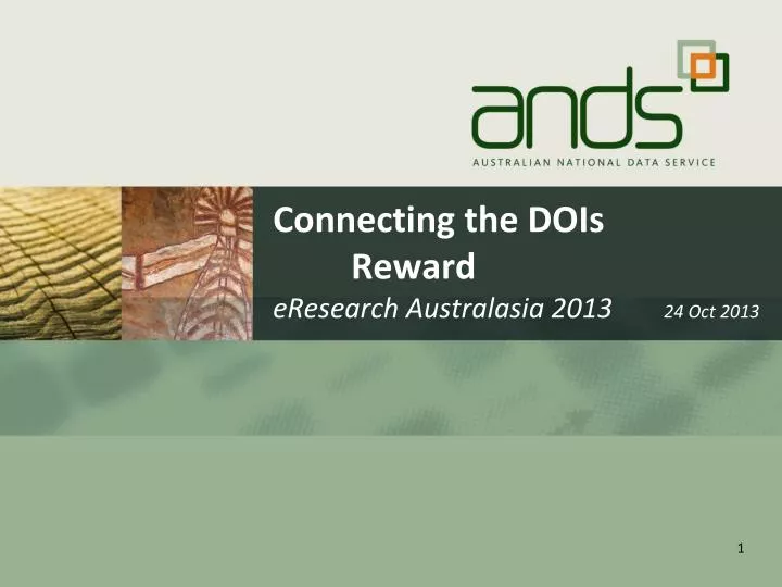 connecting the dois reward