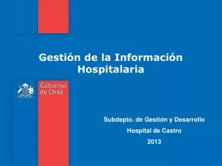 gesti n de la informaci n hospitalaria