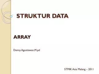 struktur data