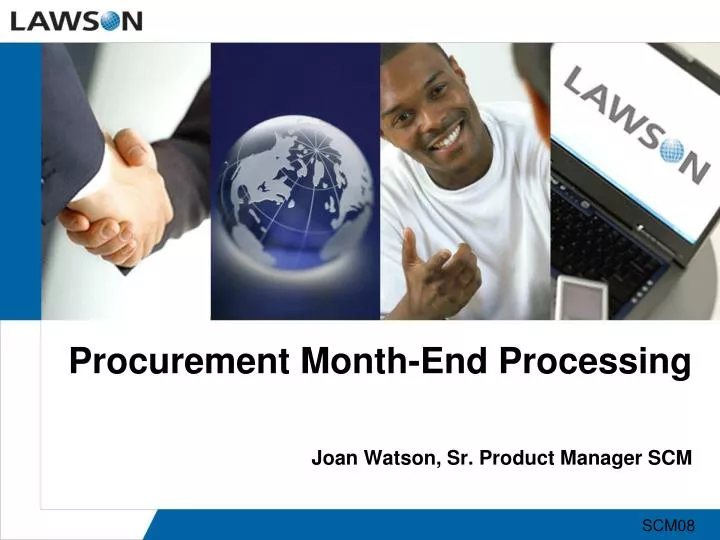 procurement month end processing