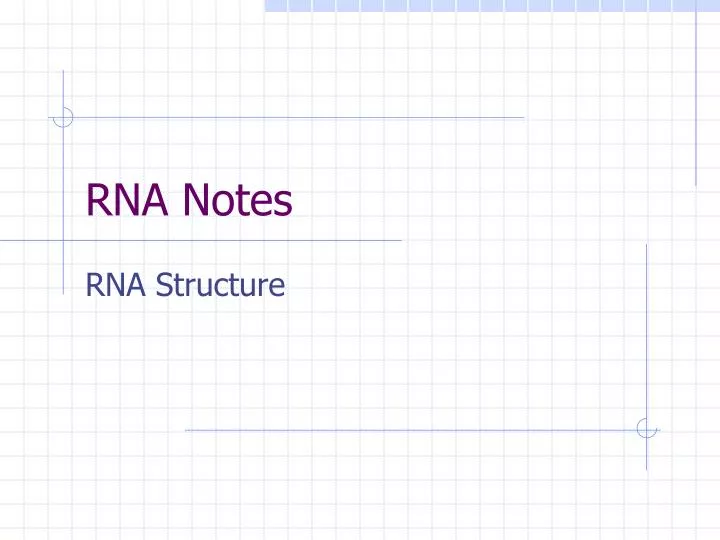 rna notes