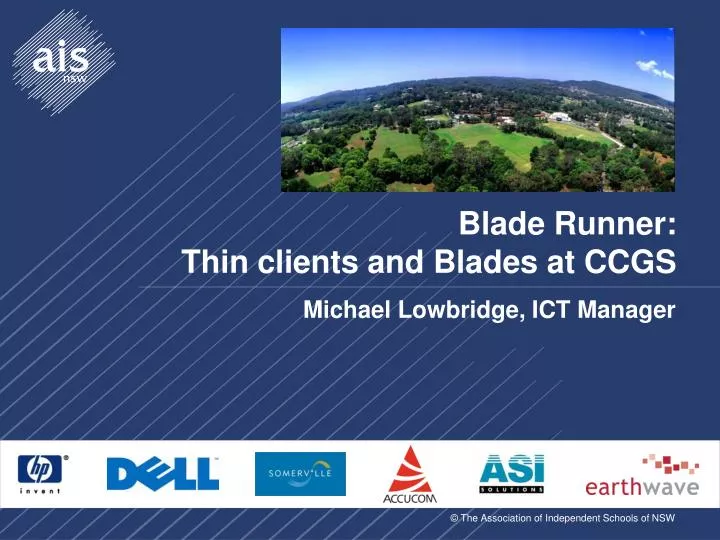 blade runner thin clients and blades at ccgs