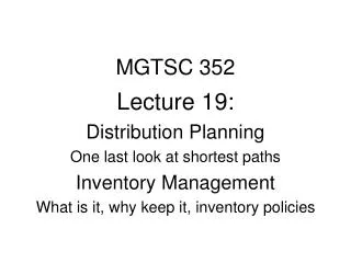 MGTSC 352