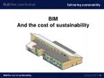 BIM And the cost of sustainability - slide 1