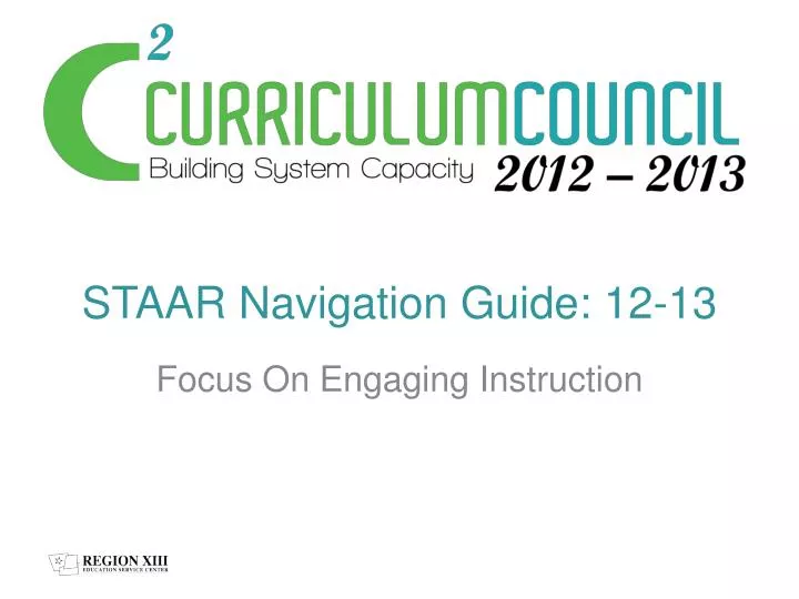 staar navigation guide 12 13