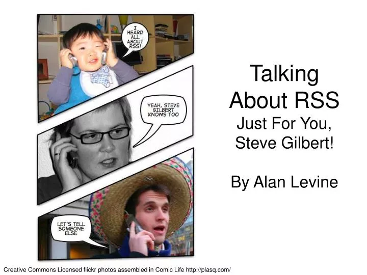 talking about rss just for you steve gilbert by alan levine