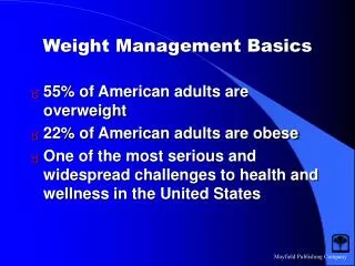 Weight Management Basics