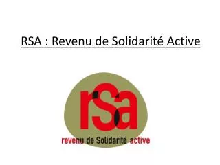 rsa revenu de solidarit active