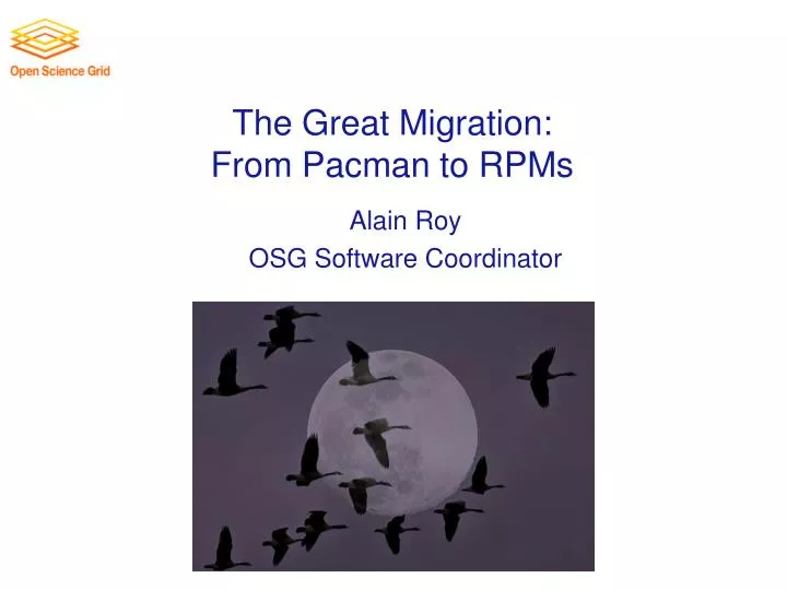the great migration from pacman to rpms