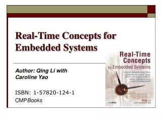 Real-Time Concepts for Embedded Systems