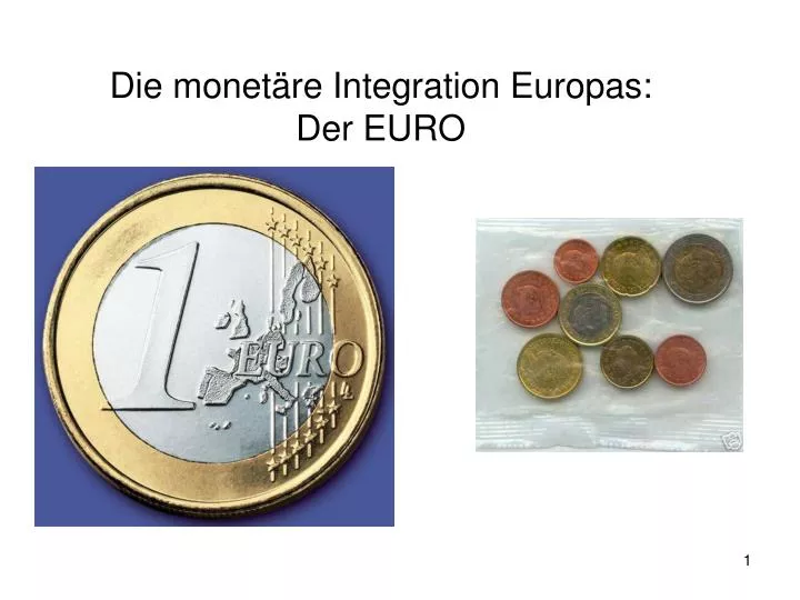 die monet re integration europas der euro