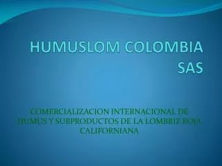 humuslom colombia sas