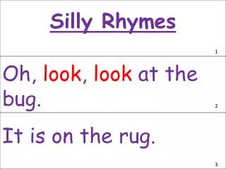 Silly Rhymes