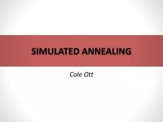 SIMULATED ANNEALING