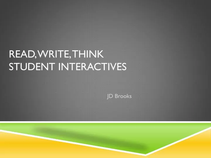 read write think student interactives