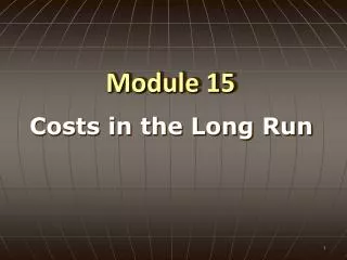 Module 15