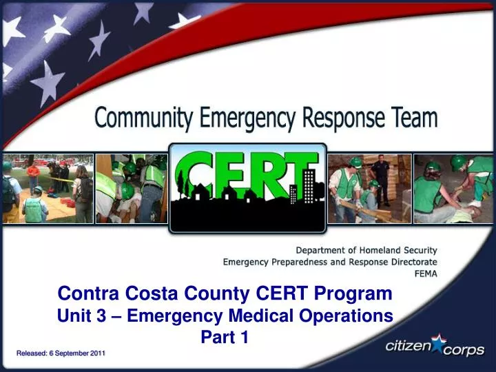 contra costa county cert program unit 3 emergency medical operations part 1