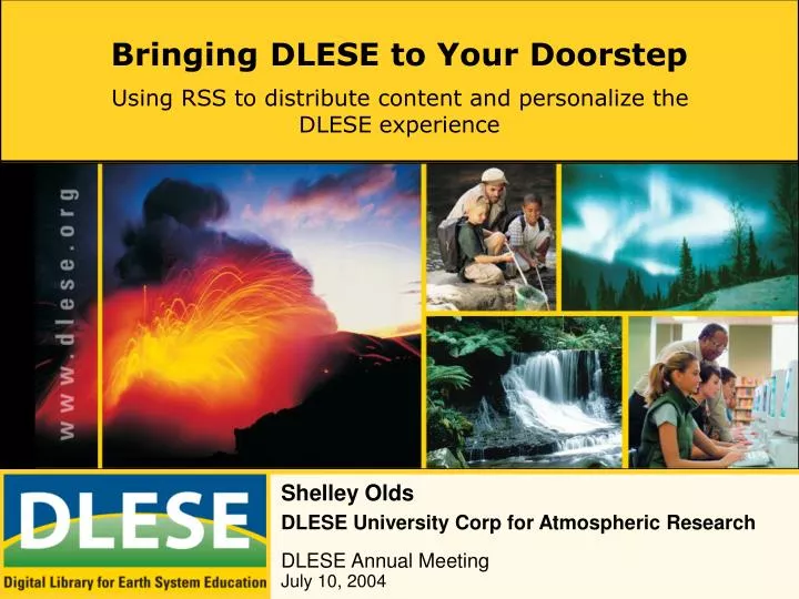 bringing dlese to your doorstep