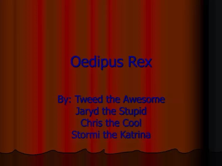 oedipus rex
