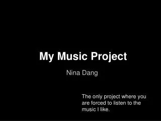 My Music Project