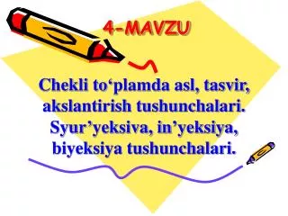 4 mavzu