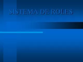 sistema de roles