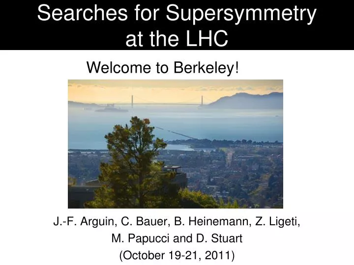 searches for supersymmetry at the lhc