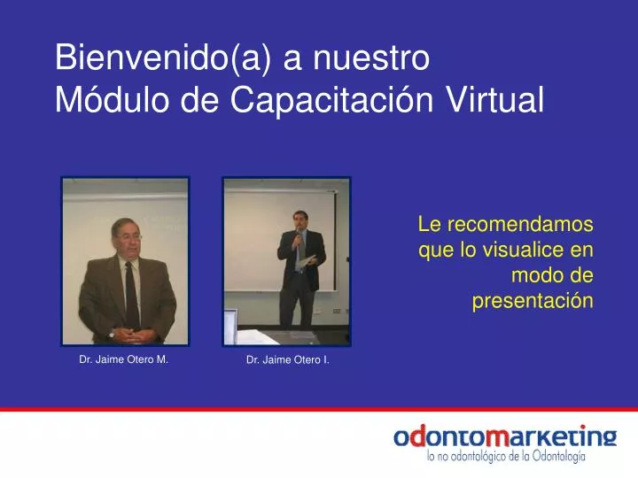 bienvenido a a nuestro m dulo de capacitaci n virtual