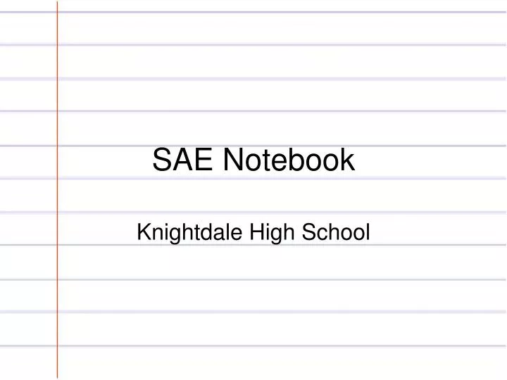 sae notebook