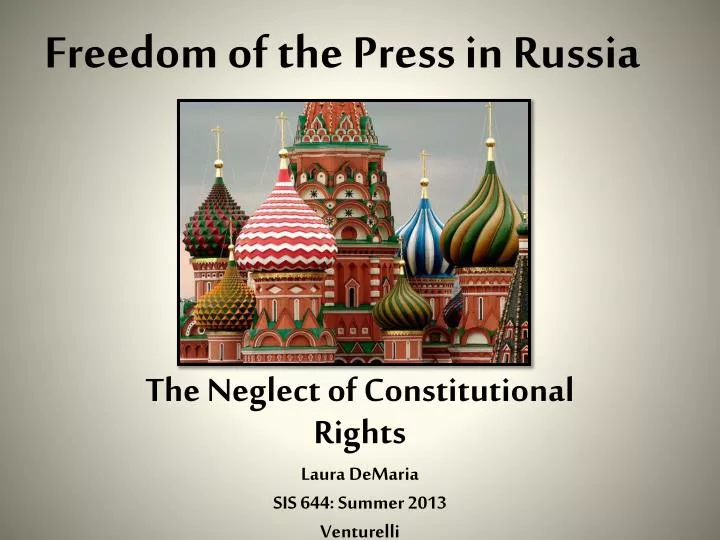freedom of the press in russia