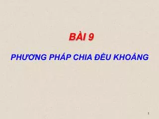 b i 9
