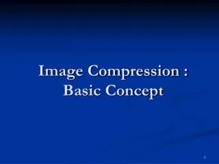 image compression basic concept