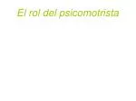 El rol del psicomotrista - slide 1