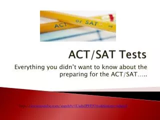 ACT/SAT Tests