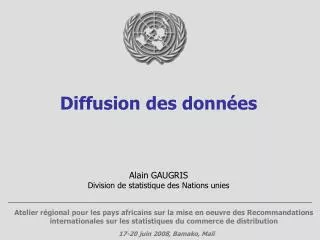 diffusion des donn es