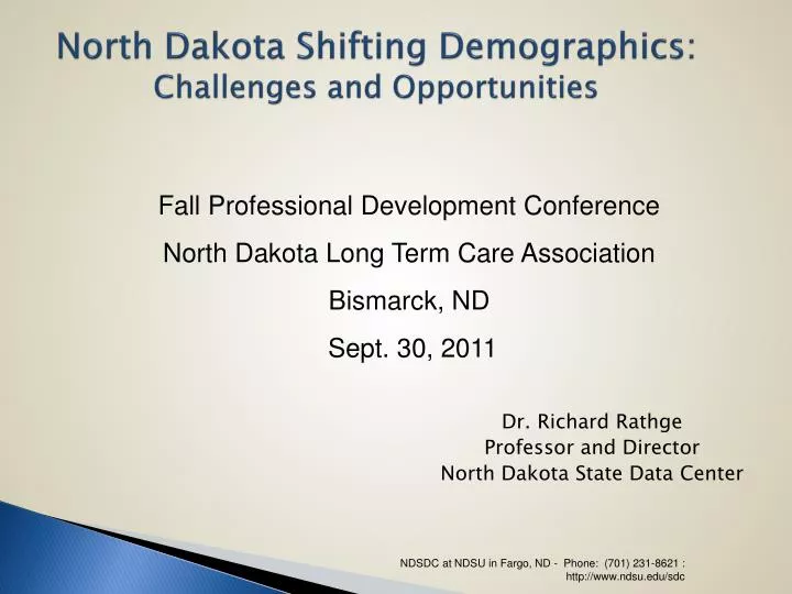 north dakota shifting demographics challenges and opportunities