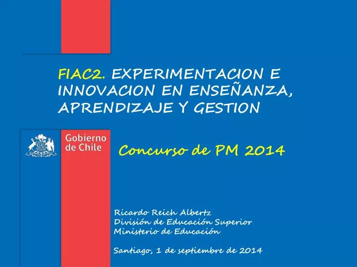 fiac2 experimentacion e innovacion en ense anza aprendizaje y gestion