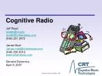 Cognitive Radio - slide 1