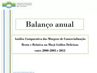 balan o anual