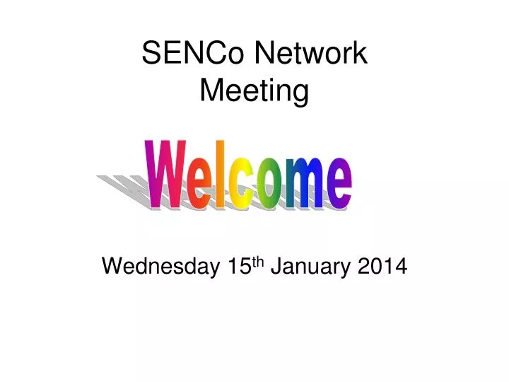 senco network meeting