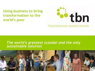 the world s greatest scandal and the only sustainable solution