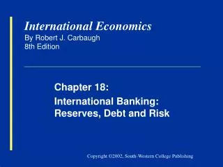 International Economics By Robert J. Carbaugh 8th Edition