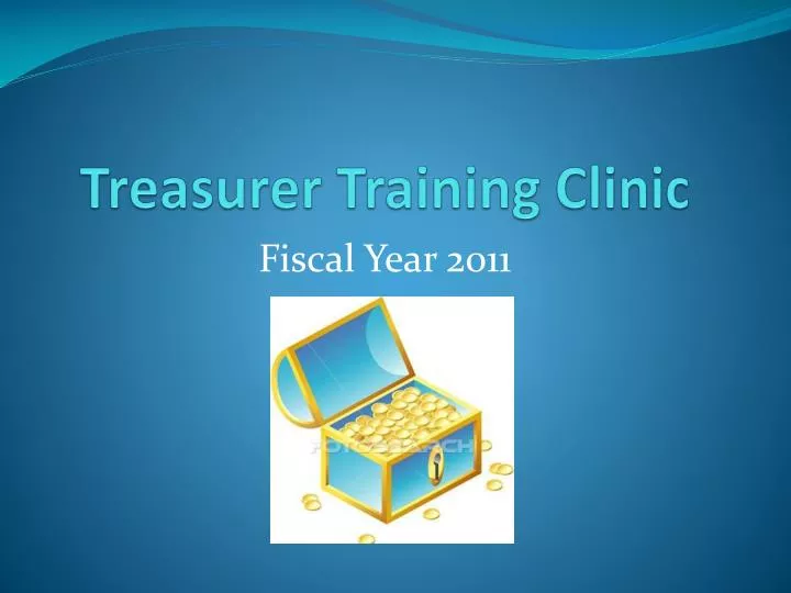 treasurer training clinic
