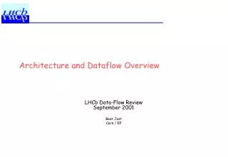 Architecture and Dataflow Overview